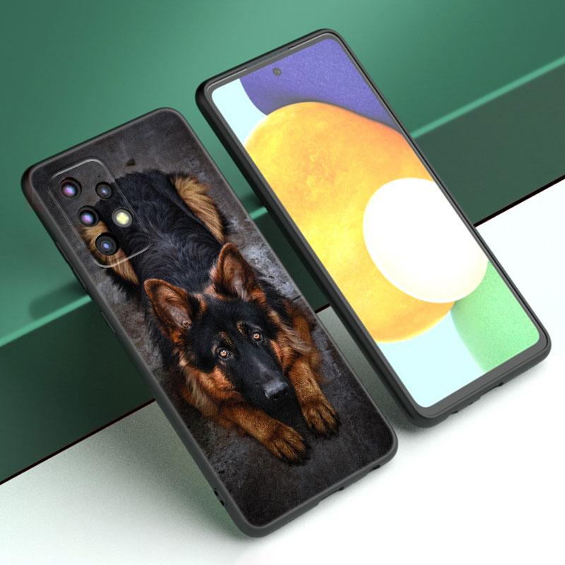German Shepherd Dog Phone Case For Samsung A13 A22 A24 A32 A23 A25 A34 A35 A52S A53 A54 A55 A73 A12 A14 A15 A31 A33 A50 A51 A72