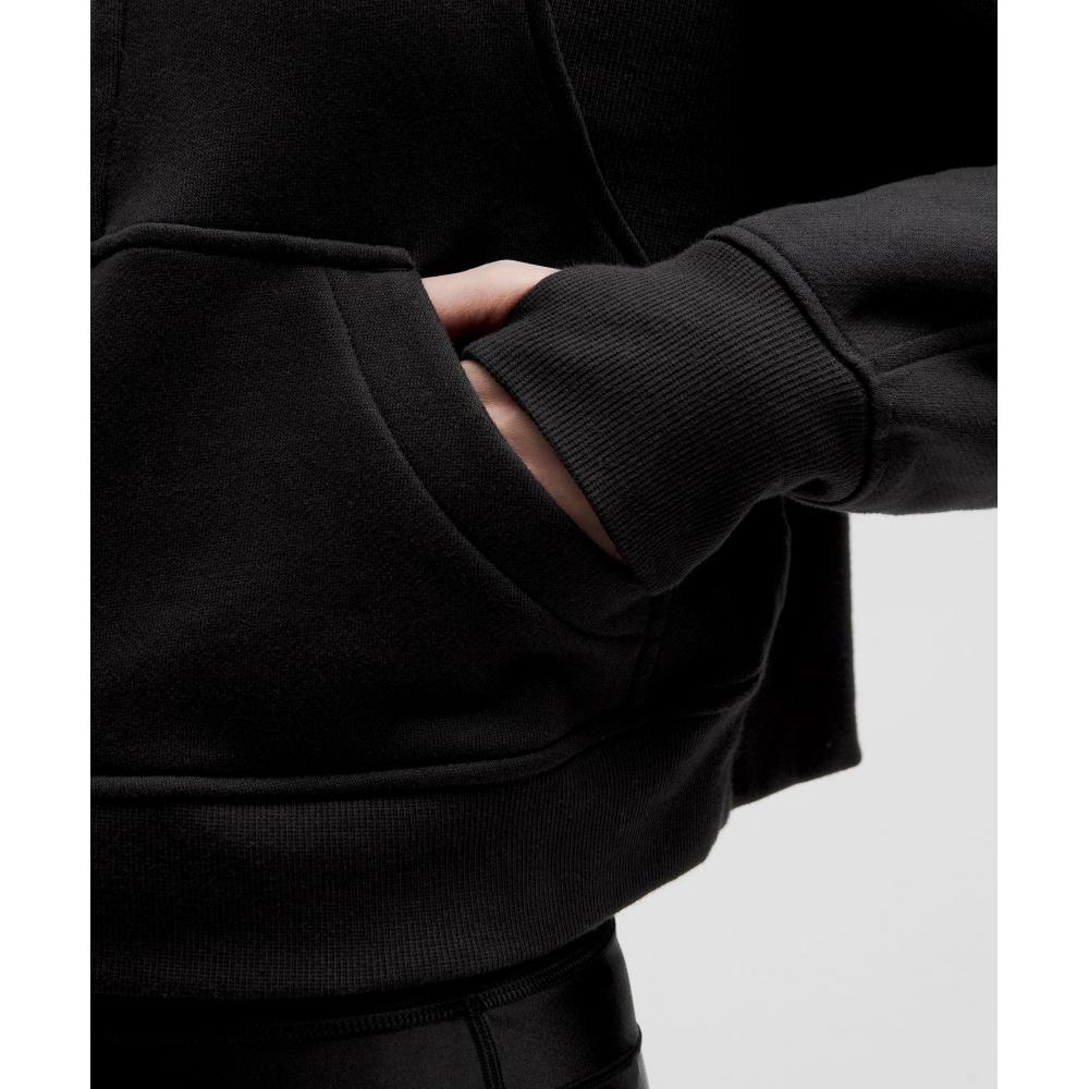 Lululemon Scuba Oversized Half Zip Hoodie Black Gold