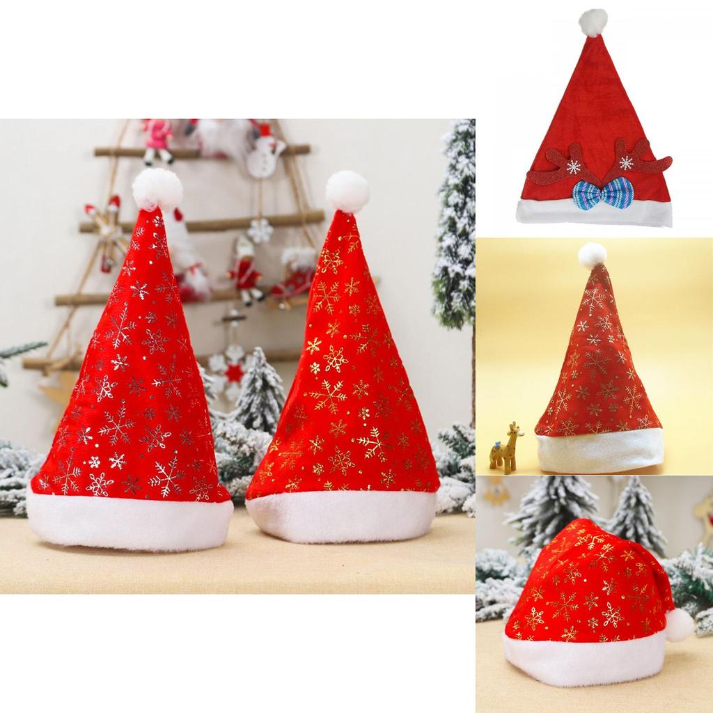Charming Christmas Led Hat For Adults And Kids Featuring Cartoon Antlers And Velvet Finish