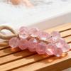 Grape Soap On Rope Handmade Translucent Fruit Shaped Soap Decorative Bathroom Travel Hanging Soap for Shower Sink