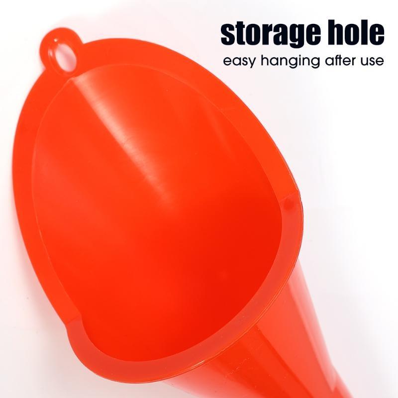 Plastic Car Motorcycle Refueling Gasoline Engine Oil Funnel Filter Oil Change Funnel Accessories
