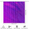 Modern Bathtub Shower Curtain with Feather Design Purple Pink Bathroom Decor for Home Improvement Projects (69x72 inches)