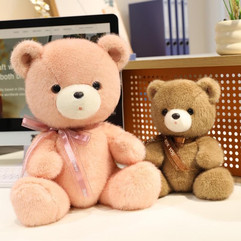 23/35CM Lovely Classic Teddy Bear Plush Toys Kawaii Mini Bear Plushie Pillow Stuffed Soft Dolls for Kids Girls Lover Gifts