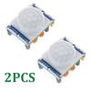 2PCS PIR Sensor HC-SR501 Adjust IR Pyroelectric Infrared Motion Detector Module For Raspberry Pi Sensing Human Bod