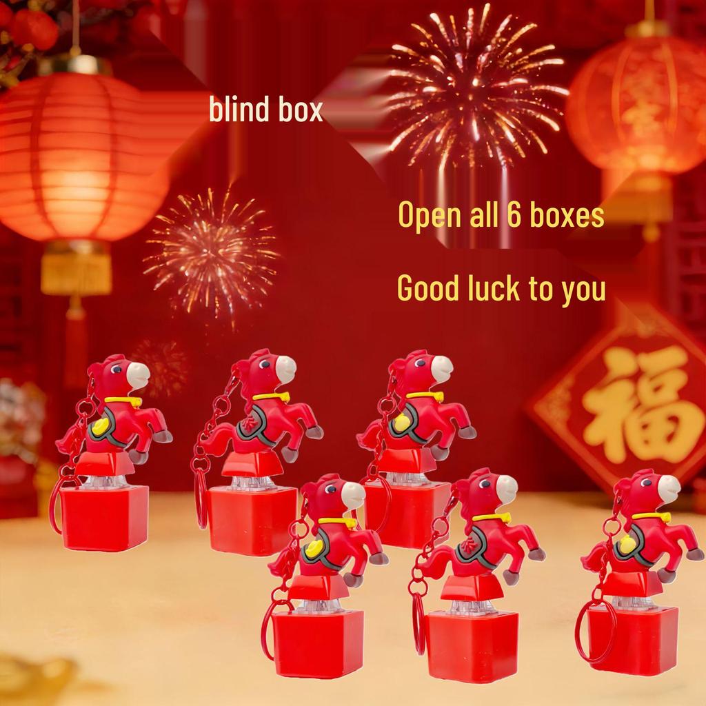 Year of the Horse Keychain: New Year Gift for Kids & Students