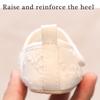 Flexible Scientific Walking Aid Soft Cotton Mesh Lined Slip Resistant Baby Floor Shoes with Easy Hook Loop Closure