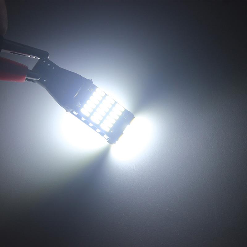 2pcs T15 3030 45chips W16W LED Backup Light Reserve Lamp Canbus Bulbs NO Error High Power LED Canbus W16W