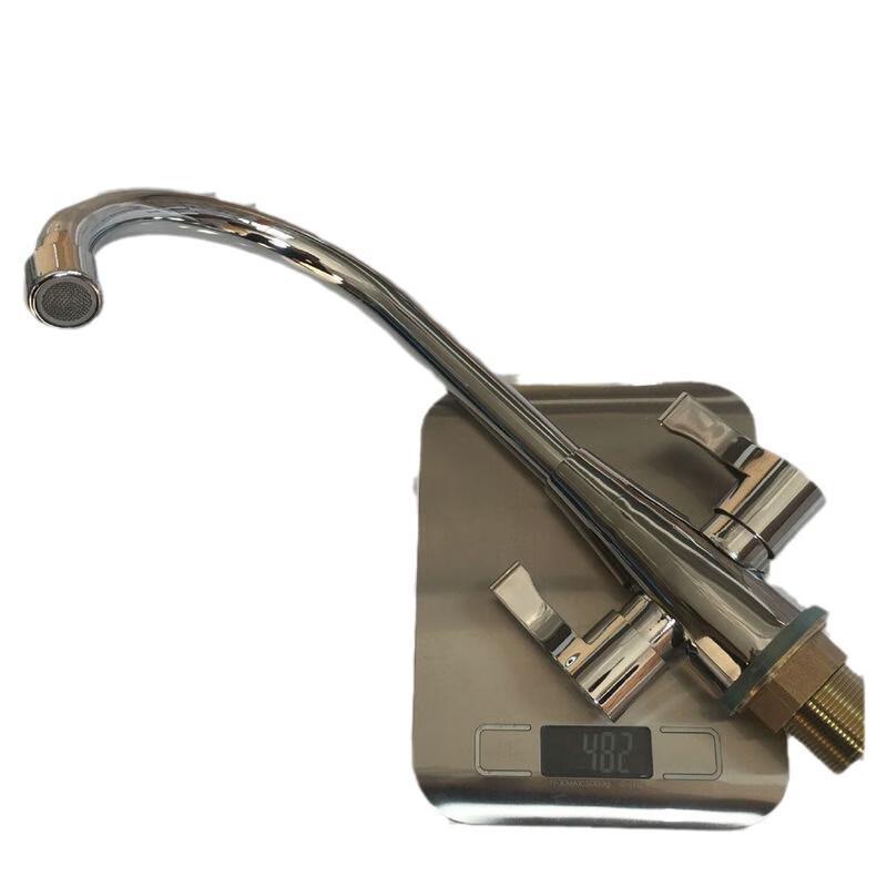 Grey Zinc Alloy Dual-Handle Kitchen Sink Faucet - 2 Pack