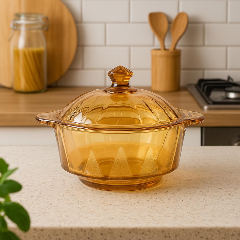 Heat-resistant Instant Noodle Bowl Amber Salad Bowl Household Glass Soup Bowl  Noodles