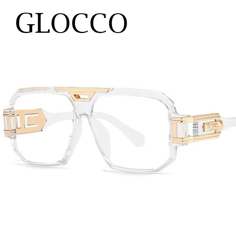Fashion Reading Glasses Men 2025 Vintage Luxury Brand Designer Oversized Eyewear UV400 Anti Blue Light Transparent Glasses +2.75