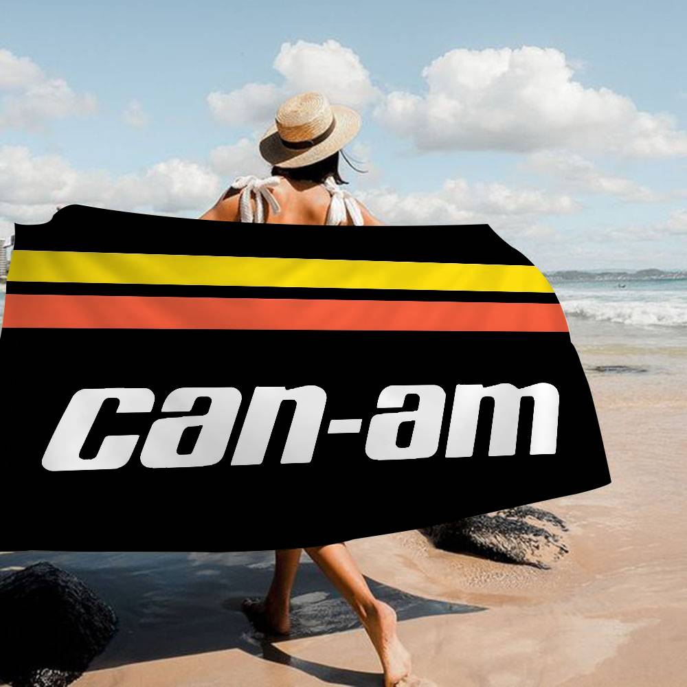 

C-Can-AM Bath Towel Microfiber Soft Water Absorbing Breathable For Girl Kids Decorative Cartoon Beach Towel W40*H60(CM)