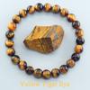 5A Natuurlijke Tijgeroog Armband Mannen en Vrouwen Charme Natuurlijke Steen Sieraden Genezende Boeddha Elastische Touw Paar Kristal Kralen Armband