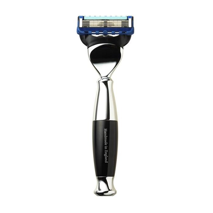 SUWADA Classic Razor Shaving Set Black (Replaceable Blades)