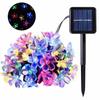 5M 20LED Solar String Lights Outdoor Waterproof 8 Mode Cherry Flower Light For Yard Garden Lawn Holiday Wedding Party Decoration