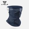 WRELS Ice Silk Sunscreen Mask Summer Sun Protection Breathable UV Resistant Windproof Uv Mask for Cycling Hiking Outdoor Sports