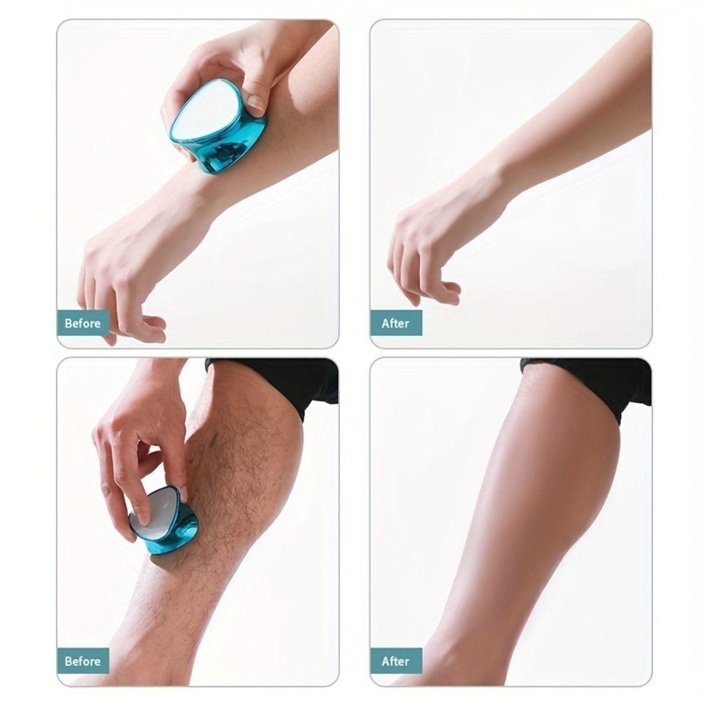 Women Men Painless Physical Hair Removal Epilators Crystal Hair EraserExfoliate*