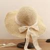 Hat Pastoral Seaside Photo Beach Straw Hat Summer Travel Straw Hat Women Summer Seaside Sun Protection Versatile
