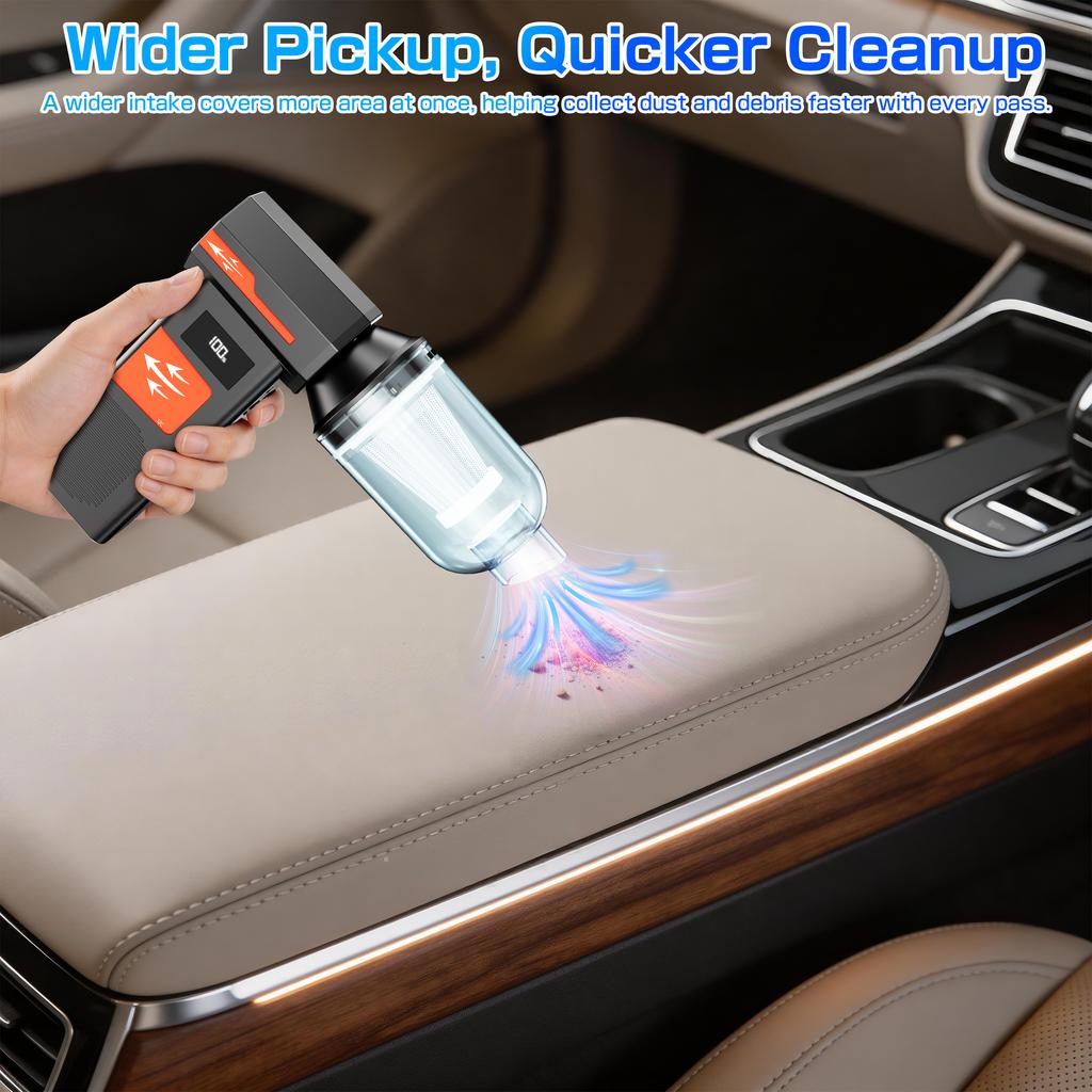 Car Violent Fan Turbo Blower With Outlet Nozzles Blow Snow Jet Fan Blow And Suction 2 In 1 110000RPM Electric Air Duster Cleaning Blowing Tool