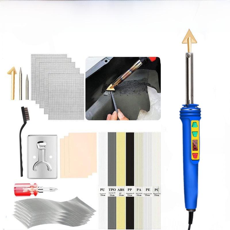 Electric Soldering Iron for Car Bumper Repair: Plastic Crack Welding and Auto Maintenance Tool Kit