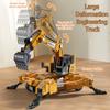 Інженерна Інерційна Трансформована Машина-Кран-Екскаватор Іграшковий Автомобіль Модель Трактора Литий Сплав+Пластик для Дитячого Подарунка