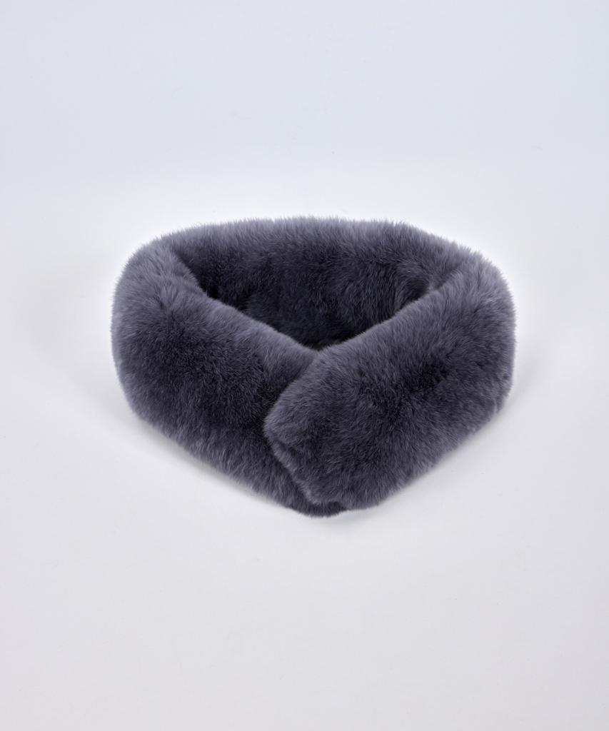 Maia Rabbit Fur Magnetic Scarf
