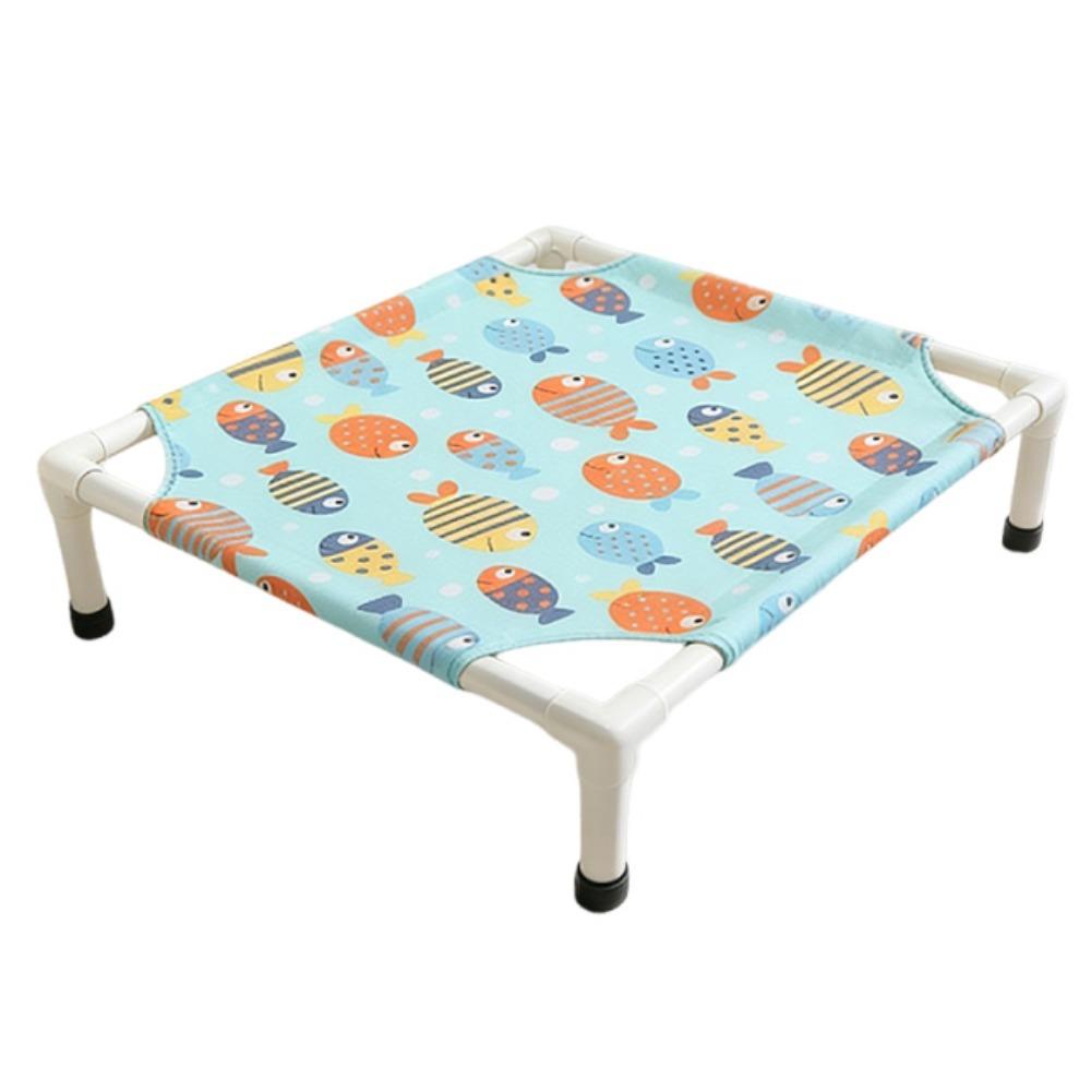 Comfortable Pet Camping Bed Detachable Pet Cool Nest Cat Lounger Cat Elevated Bed  Travel Portable