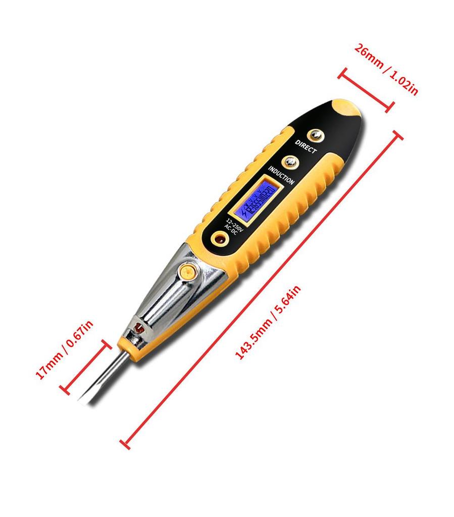 Multifunctional Non-Contact Smart Induction Voltage Tester with Sound and Light Alarm