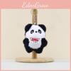 Delightful Heart Panda Plush Keychain Soft And Cuddly Cartoon Stuffed Animal