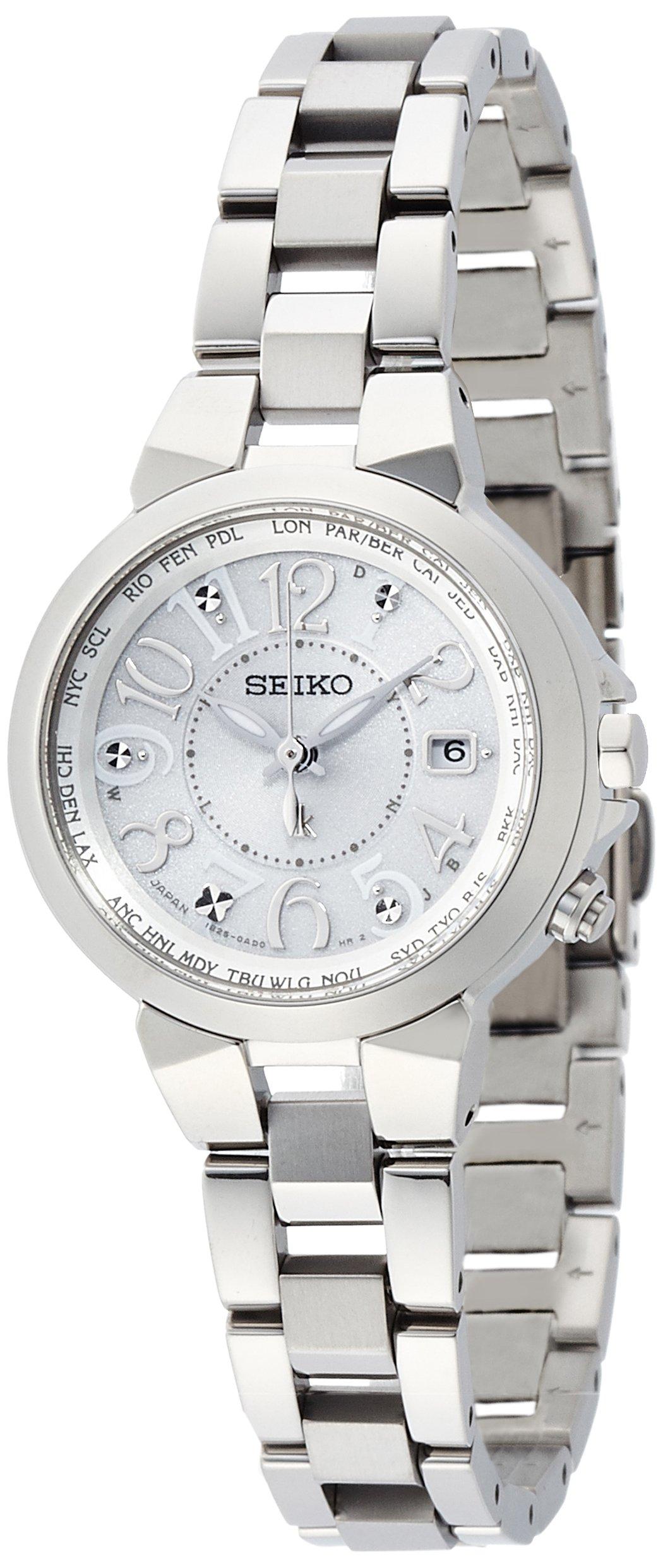 

[Seiko Watch] Lucia Solar Radio Titanium Model Сапфірове скло Супер прозоре покриття SSQV001 Жіноче срібло