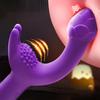 10 Frequency Dual Motor Telescopic Vibrator Female G Spot Clitoral Masturbation AV Massager Vibrating Dildo Sex Toys For Women