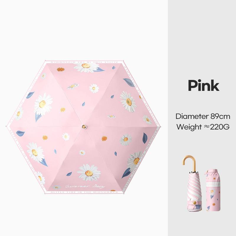 Мини-складной зонт для женщин — фото 10