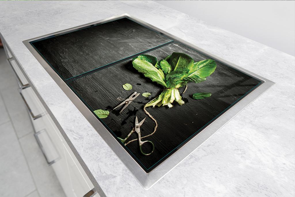 GLAS-KOCHFELD-SCHUTZPLATTE 90x52 BASILIKUM