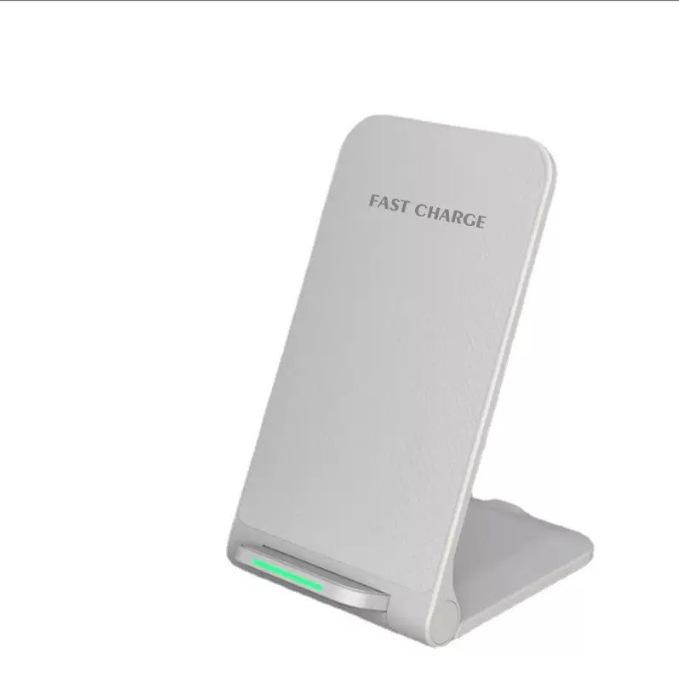 Foldable 15W Wireless Charger Stand for Apple Phone - Desktop Fast Charger