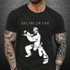 Tai Chi Ch'uan Grand Ultimate Fist Master Silhouette Graphic T Shirt Unisex Cotton Oriental Kun