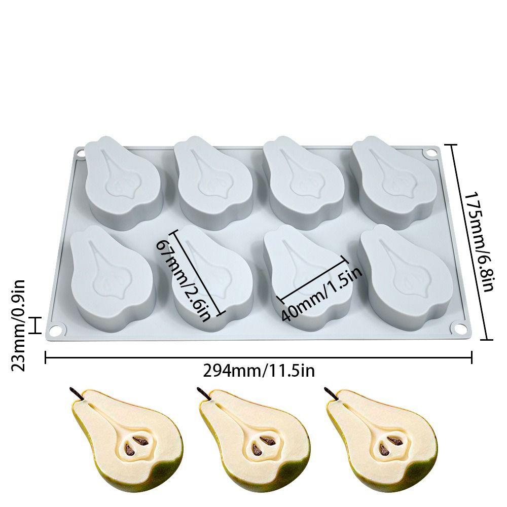 Fruit Shape Bento Cake Silicone Mold Silicone Material Dessert Making Chocolate Mousse Mould Gypsum Making Pudding Mold