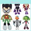 Adorável Coleção de Pelúcias Teen Titans Go de 10 polegadas Apresentando Robin Raven Cyborg