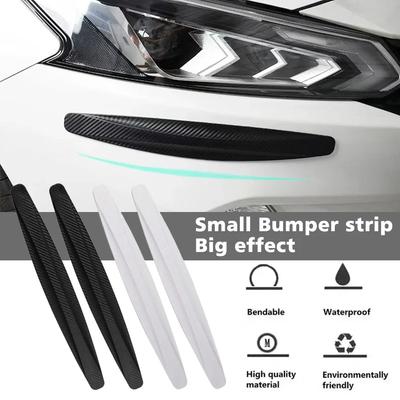 4/6PCS Car Bumper Guard Strip Anti-collision Protection Self-adhesive Decorative Anti-scratch Sticker Car Crash Bar NEW