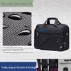 Men's Oxford Cloth Laptop Briefcase: Large Capacity Shoulder & Crossbody Business Bag