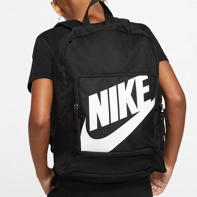 Nike Polyester Backpack Regular Unisex Black (Unisex) Backpacks BA5928 010