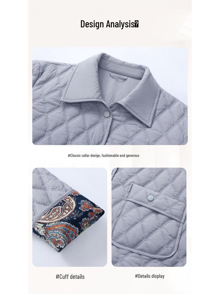 2025 New Plus Size Cotton Jacket for Women: Autumn/Winter Casual Style for Middle-Aged and Elderly Mothers
