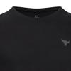 Under Armour Project Rock Breathable Short Sleeve T-Shirt Men Tops Black 1386872-001