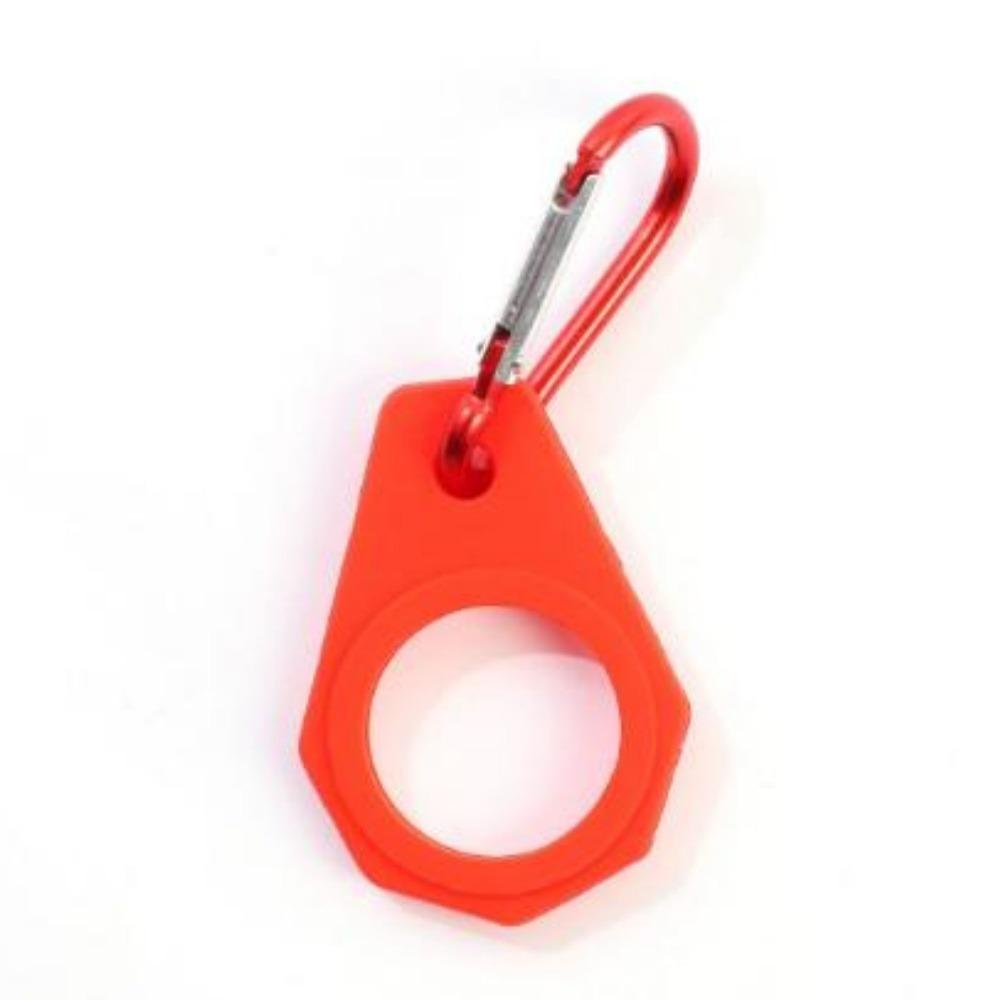 High Quality Aluminum Sports Outdoor Kettle Buckle 7 Colors 4*9cm Water Bottle Holder Accessories Carabiner Hook Camping Hiking