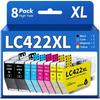 Lc422Xl Lc422 Xl Ink Cartridge Compatible With Brother Lc-422 Lc422 Xl 422Xl For Brother Mfc-J5340Dw Mfc-J5345Dw Mfc-J5740Dw M