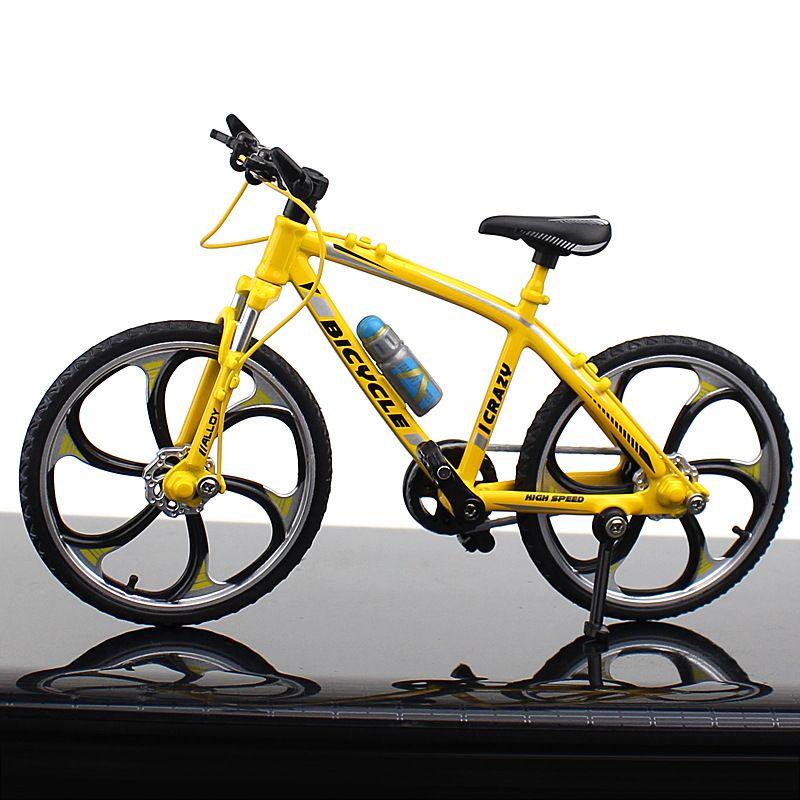 Exquisite Alloy Simulation Bicycle Model Ornaments Mini Bike Collectible Gift