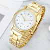 Montre Quartz pour Femme Acier Inoxydable Cadran Lumineux Montre de Loisir Tendance Simple Montre-Bracelet Quartz Reloj Mujer Montre Femmes
