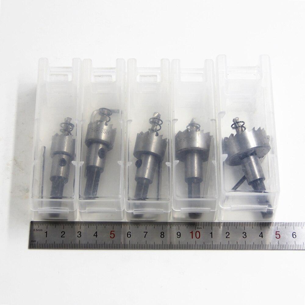 

Высокоскоростной стальной пилообразный резец, алюминиевая пластина, железная пластина, сверление и открытие, натуральный цвет, сверло 16–30 мм, набор инструментов 16-30mm