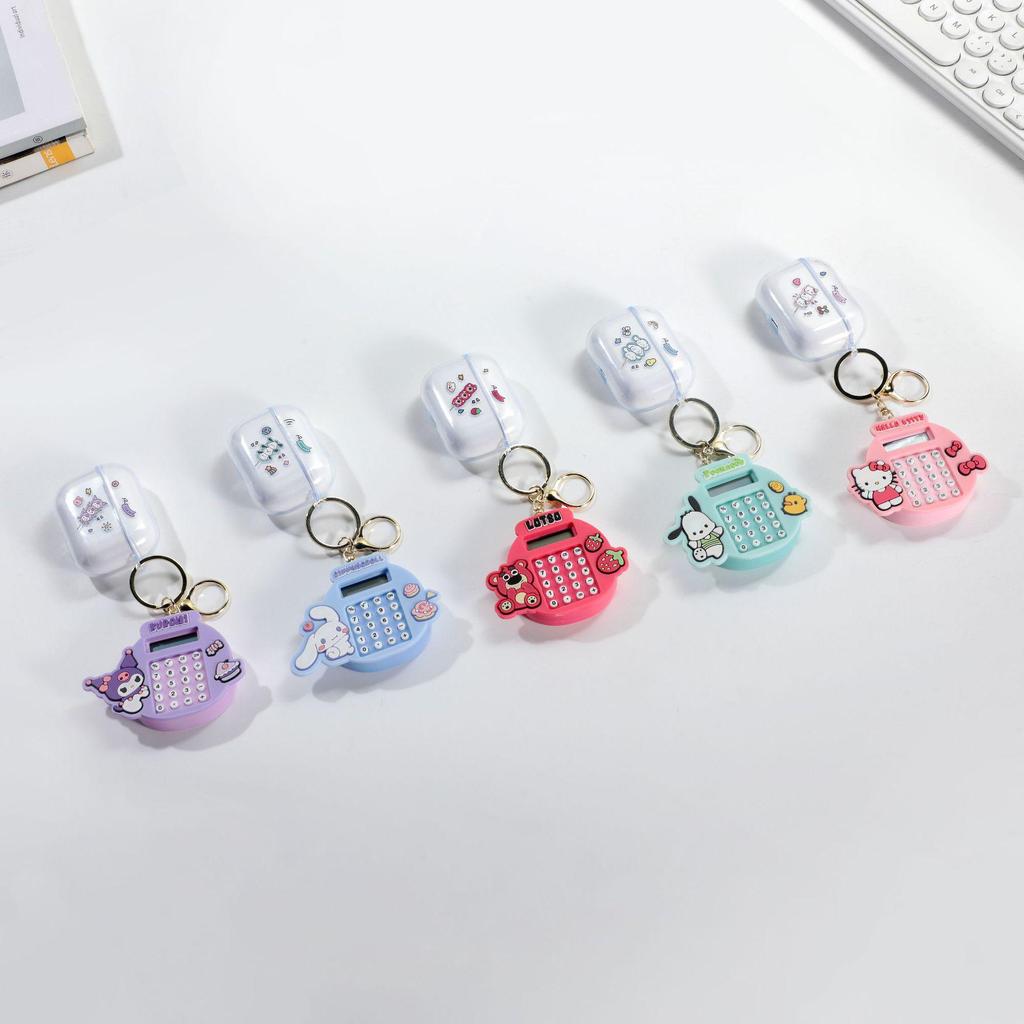 TWS-K26 Cartoon Silicone Keychain In-ear Wireless Bluetooth 5.4 Earphones
