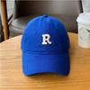 Retro Embroidery Baseball Cap Letter R Sun Hat Retro Letter Baseball Hat  Men