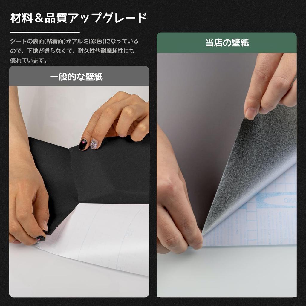 Jiroka Wallpaper Peel and Stick 40cm x Cutting Renovation DIY Decorative Suitable for Rental Properties Stickers, Gray, Matte, Wallpaper, 10m,