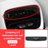For Xpeng P7 P7i P7+ 22-25 Car Rear Seat USB Charging Protection Cover Charging Port Modification Dustproof Decorative Trim ABS
